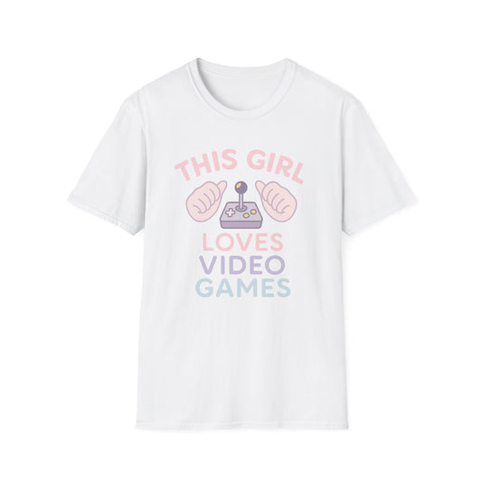 THIS GIRL LOVES VIDEO GAMES T-Shirt